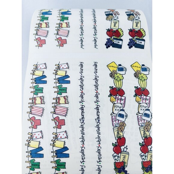 Vintage Sandy Lion Sticker Roll Super Mom Border Sheets Scrapbooking Sandylion - Picture 4 of 11